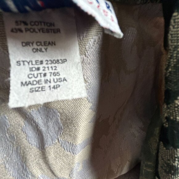 Bedford Fair Lifestyles Womens Jacquard Paisley Tapestry Blazer Jacket 14P Multi - Picture 4 of 7